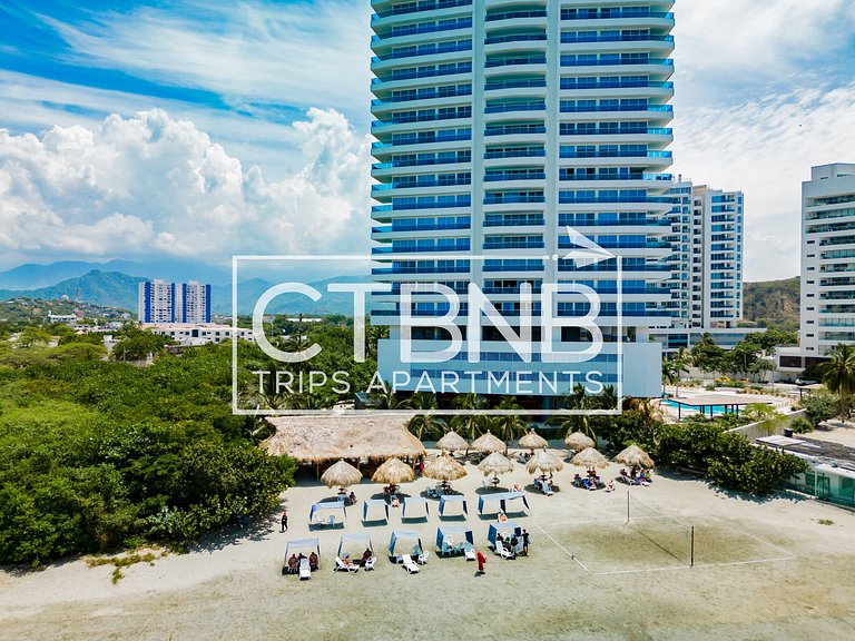 3 BDRM Luxury Sea View Apt, Pool & Beach Club