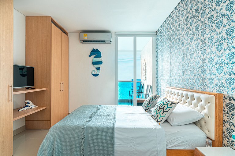 Exclusive 2 BR Nice Ocean view, Pool & Beach Club