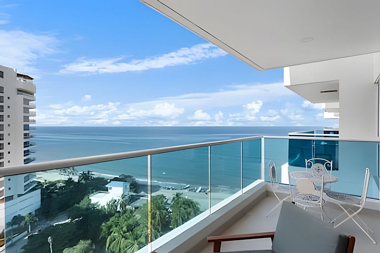 Top Seaview Loft Salguero Santa Marta Beach & Pool