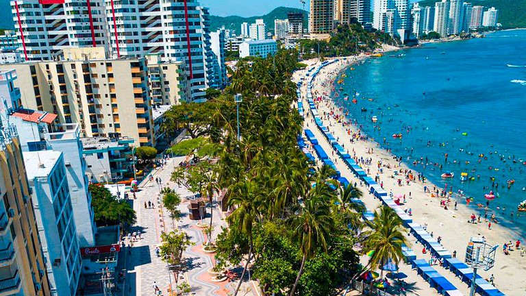 All New Cozy 1BDRM Rodadero Best Location To Beach
