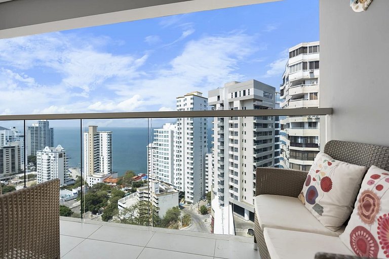 Luxury Comfy 2bdrm Ocean View Wifi Close To Beach
