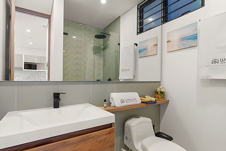 Lux 1BDR Balcony Partial Oceanview–Bello Horizonte