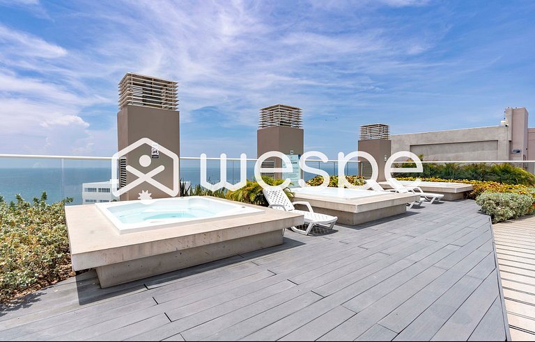 Exclusive Condo 2BR Ocean View, Pool & Beach Club