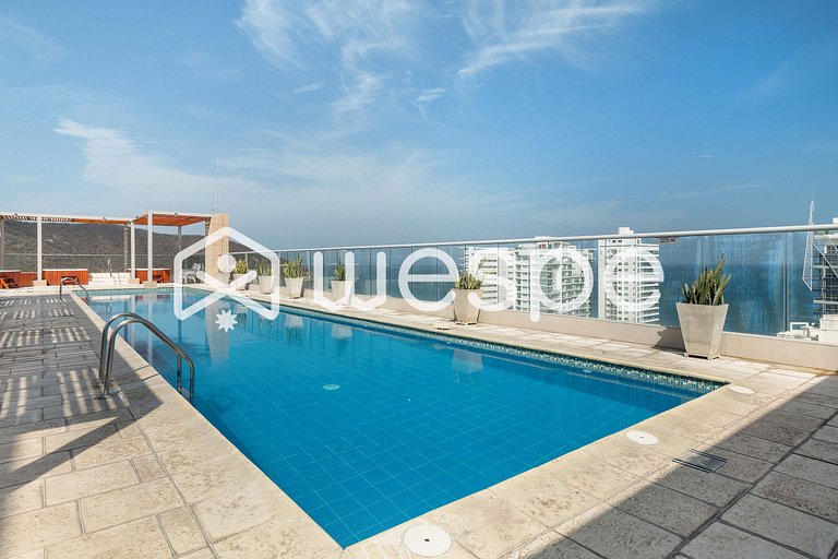 Luxury Suite Salguero Pool-Jacuzzi-Gym & Coworking