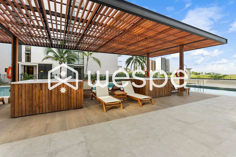 Lux 1BDR Balcony Partial Oceanview–Bello Horizonte