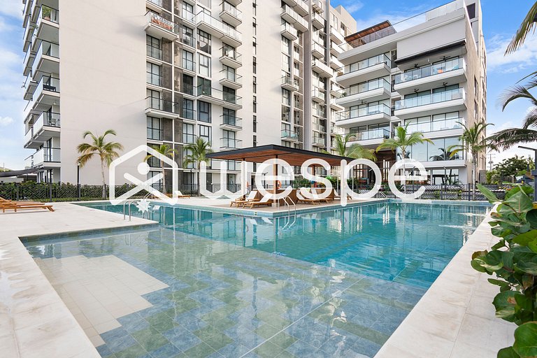 Lux 1BDR Balcony Partial Oceanview–Bello Horizonte