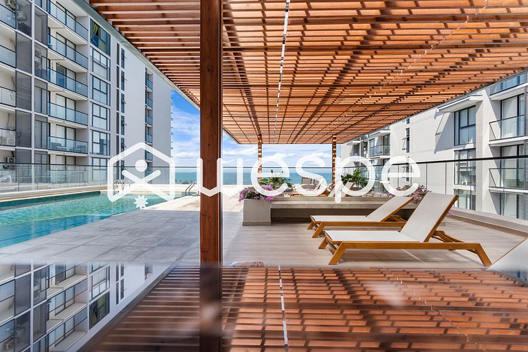 Lux 1BDR Balcony Partial Oceanview–Bello Horizonte
