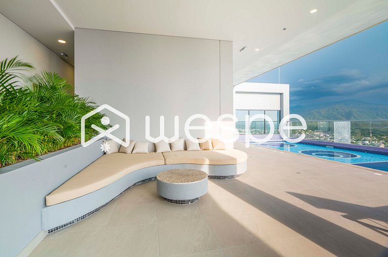 Luxury Moderm 2Hab Pool & Jacuzzi Rodadero Beach
