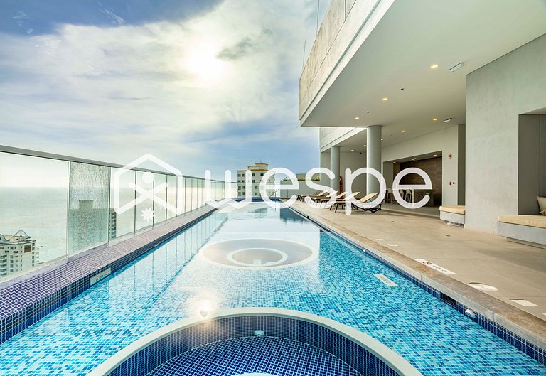 Bay View Rodadero 2 BDR Best Location Modern Condo