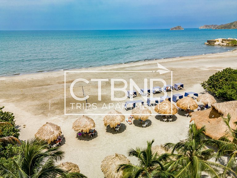 Luxurious Apt Santa Marta Beach Club Pool & Cowork