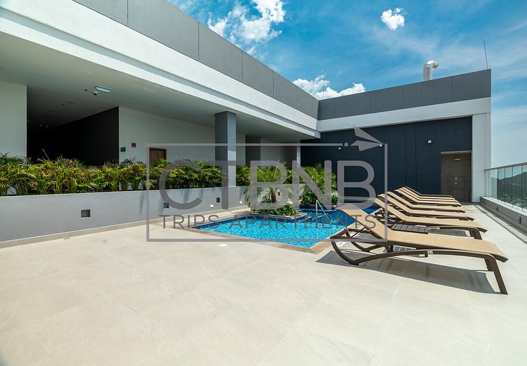 Luxury Moderm 2Hab Pool & Jacuzzi Rodadero Beach