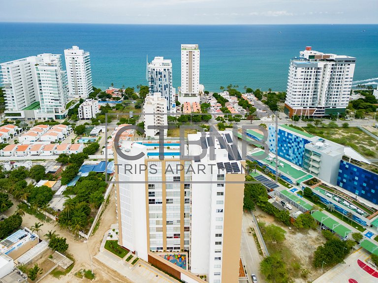 New Condo Sea View Near To Beach, W Pool & Jacuzzi